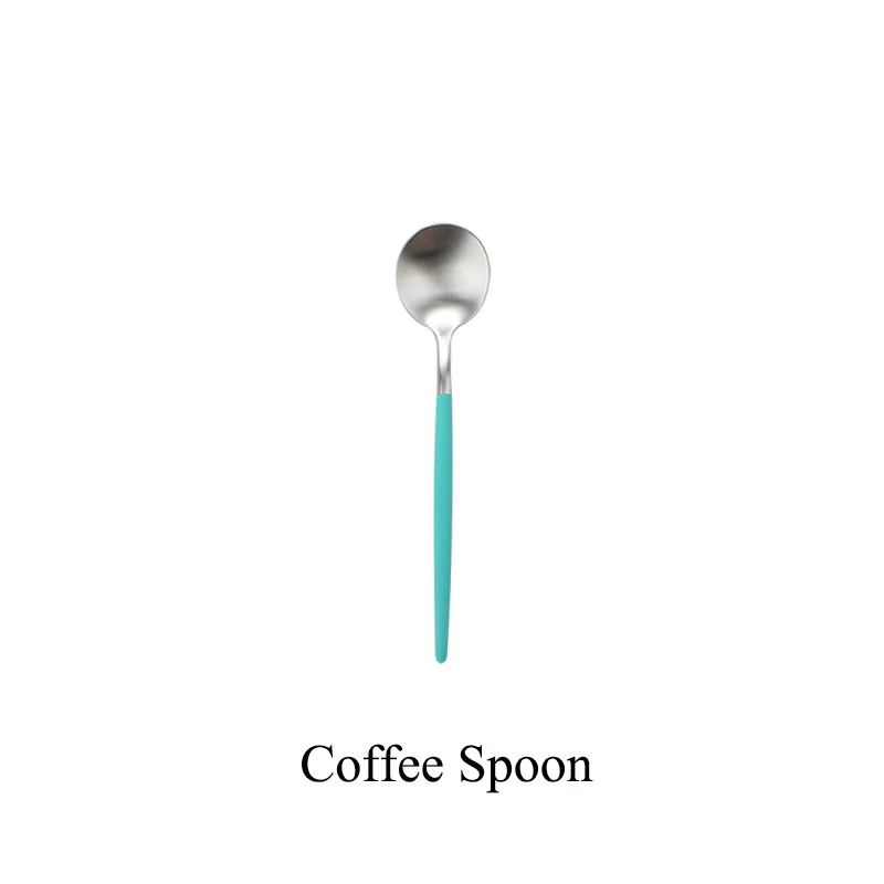 Coffee Spoon Unibird 304 столовая посуда из нержавеющей стали набор столовых приборов столовые приборы набор ложка вилка, ложка, Посуда Кухонная ложка и вилка свадебный подарок - Цвет: Coffee Spoon
