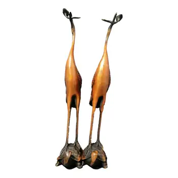 

LaoJunLu Turtle Crane Imitation antique bronze masterpiece collection of solitary Chinese traditional style jewelry