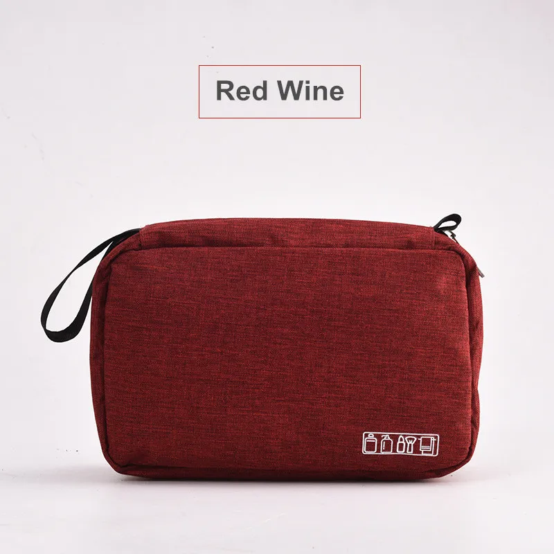 Red Wine Многофункциональная сумка для хранения, подвесной органайзер, водонепроницаемый, для путешествий, портативный органайзер для багажа, туалетные принадлежности для ванной комнаты, косметички для макияжа - Цвет: Red Wine