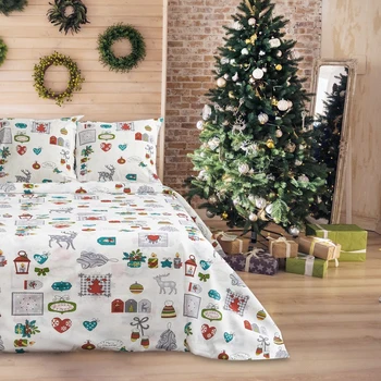 

Bed linen 1.5 bd La Marca Home "Christmas" 147x210, 150x210, 70x70 - 2 pieces