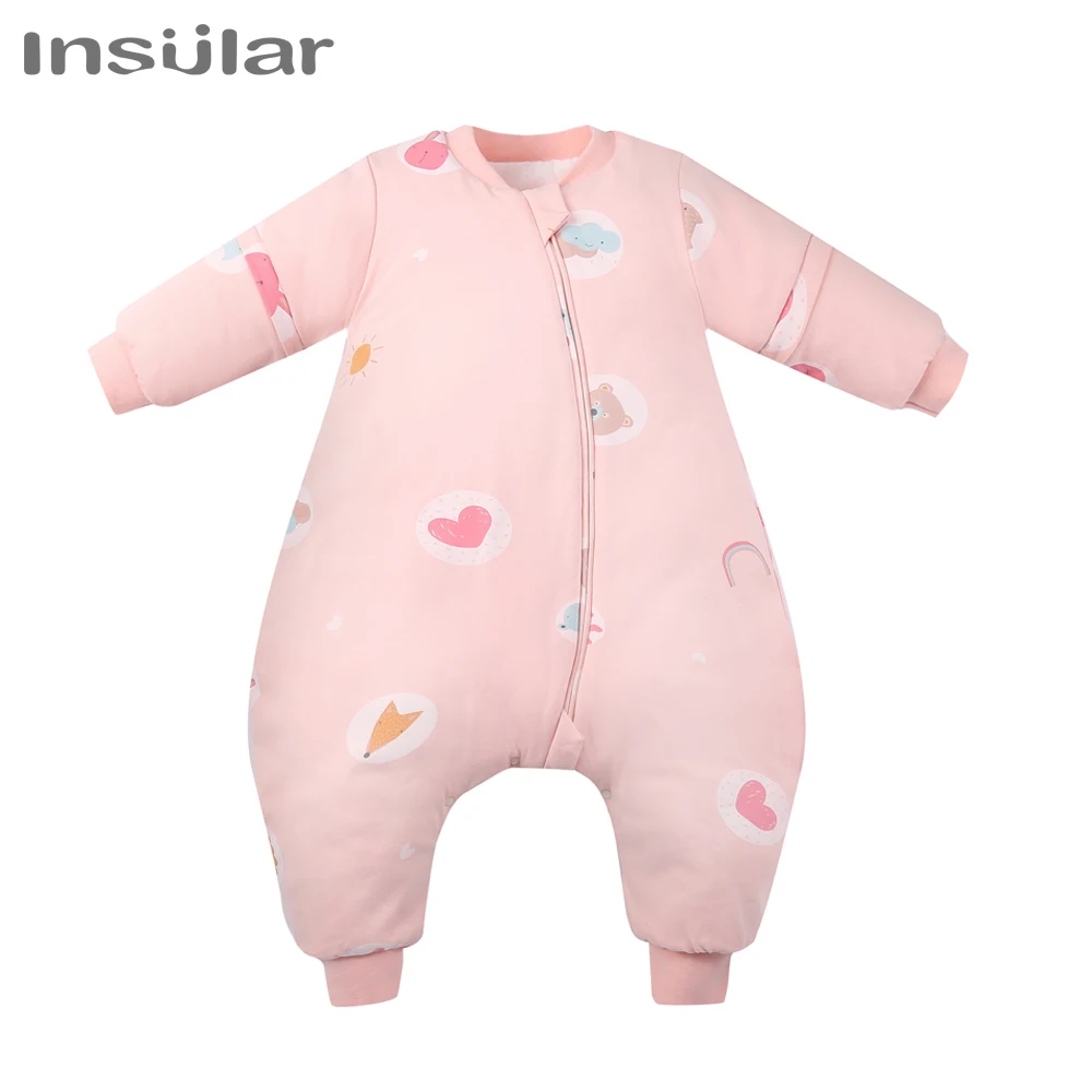 

Sleeping Bag Baby Carriage Sack For Newborn Baby Cartoon Pattern Children Bed Play Split Leg Warm Winter Anti Tipi Sleepsacks