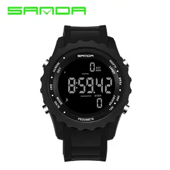 

SANDA Men's LED Digital Watch Waterproof Swimming Outdoor Clock Sports Brand Watch Alarm Week Shock Resistant Relogio Digital