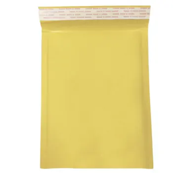 

10pcs Paper Mailing Envelopes Bag Moistureproof Anti-pressure Self Seal Padded Bubble Packaging Yellow