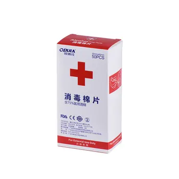

Medical Alcohol Pad 50pcs Alcohol Swab Pads Wipes Skin Disinfection Wet Wipes
