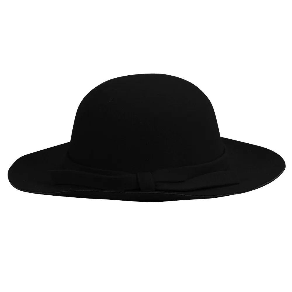 Черный Летние детские модные шляпы от солнца для девочек, детская мягкая из камвольной шерсти, козырек, Панама, шляпа от солнца для девочек - Цвет: Черный