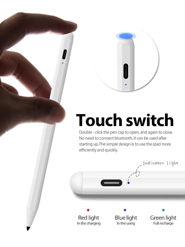 Стилус для ipad pro 11/12. 9/ipad mini 5/ipad 10,2/9,7/ipad air 3 10,5 Apple, стилус для ipad / версии планшета