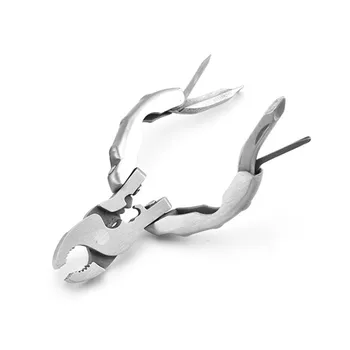 

9 In1 Stainless Steel Portable Multifunction Folding Plier Foldaway Knife Keychain Screwdriver Camping Survival EDC Tools Travel