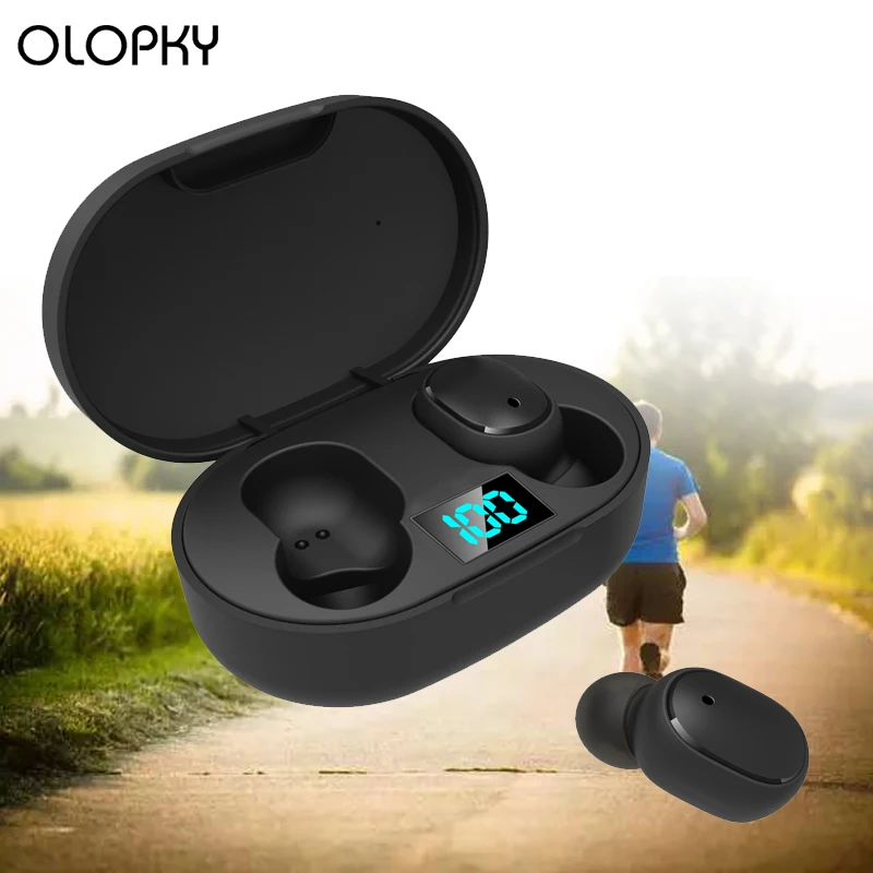

LED Display V5.0 Bluetooth Earphone Stereo Ture Wireless Earphones Sports Wireless Earbuds Gaming Headset With Dual Microphones