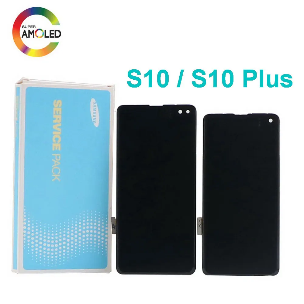 

ORIGINAL LCD Display for SAMSUNG Galaxy S10e S10 G9730 G970 S10+ Plus Display G9750 Touch Screen Digitizer Assembly+Dead pixel