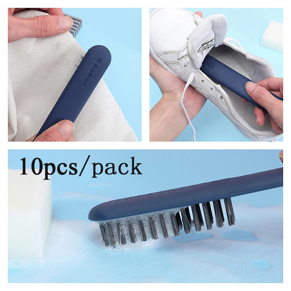 10pcs Multipurpose Cleaning Brush Soft Household Clothes Washing