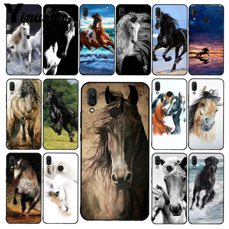 

Yinuoda Great Beautiful Horses Running design Phone Case for Xiaomi Redmi4X 6A S2 Go Redmi 5 5Plus Note4 Note5 7 Note6Pro