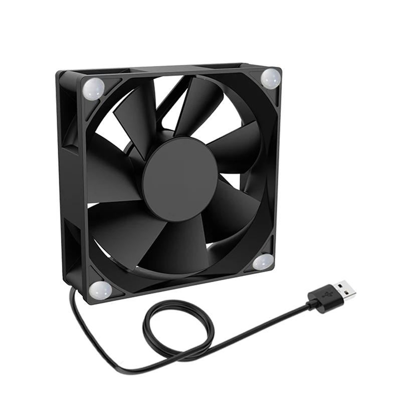 Koqit-ventilador para Android tv Box Refrigerador do Computador Conjunto Top Box sem Fio Silencioso Silencioso Radiador de Energia Usb Mini Ventilador - Imagem 2