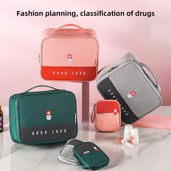 

Thickened Layered Medicine Box Large-Capacity Home Portable Waterproof Fabric Medicine Cabinet Storage Box First Aid Kit