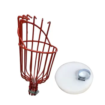 

High-altitude Aluminum Deep Basket Fruit Picker Convenient Horticultural Fruit Picker Gardening Peach Picking Tools