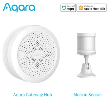 

Aqara Smart Human Body Sensor Light Zigbee HUB Gateway Infrared Body Detector Motion Sensor Wireless Connection for Xiaomi Mijia