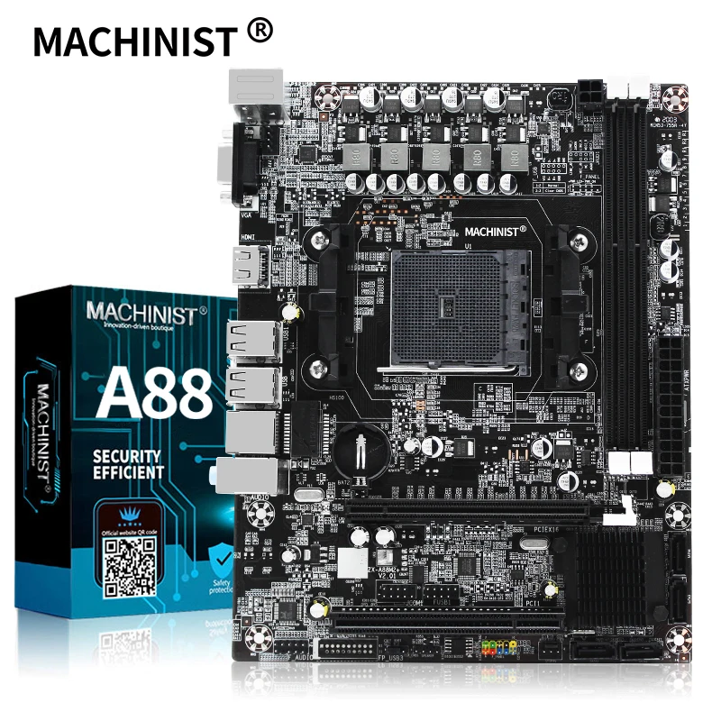 Machininst amd A88マザーボードサポートソケットFM2 FM2 + プロセッサ 