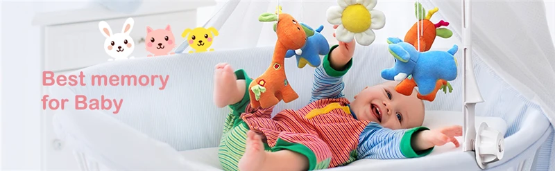 Детское мобильное крепление для детской кроватки на 360 градусов вращающийся кронштейн для детской кроватки DIY Мобильная кровать колокольчик подвесные игрушки заводная Музыкальная шкатулка детские погремушки