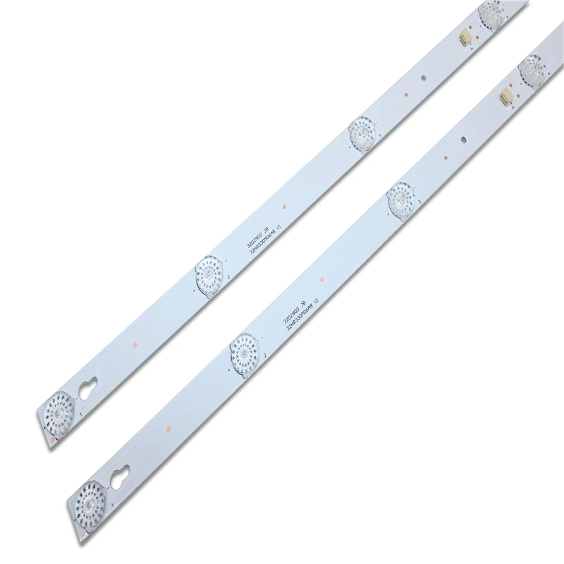 

New 10pcs/set 6LED(6V) 560mm LED Backlight Strip for L32P1A 4C-LB3206-HR03J HR01J 32D2900 32HR330M06A5 V5