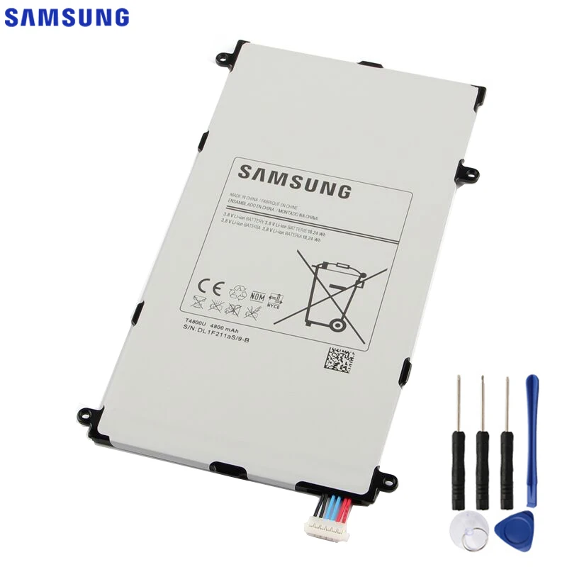 Оригинальная замена samsung Батарея для Galaxy Tab Pro 8,4 в T325 T320 T321 SM-T321 T4800E T4800C T4800K T4800U 4800 мА-ч