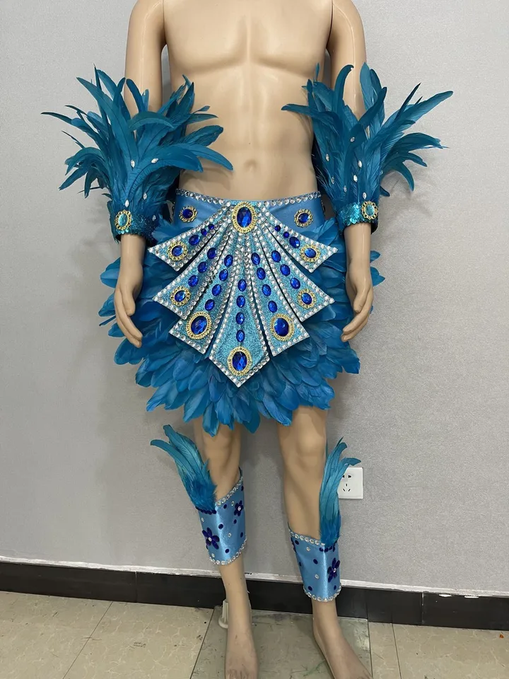 ファッショナブルで絶妙な頭飾りの羽サンバダンスカーニバルハロウィン