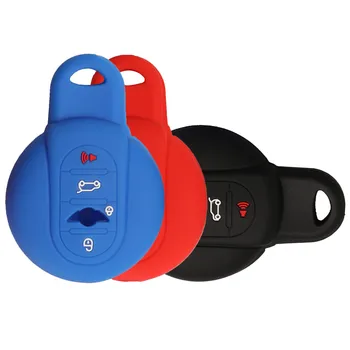 

Kutery 30pcs/lot 4 Buttons Silicone Remote Car Key Cover Case Car Styling For BMW MINI Cooper F60 F54 F55 F56