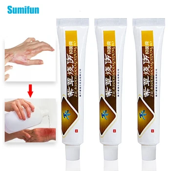 

SMF 3Pcs Burning Herbal Oil Wound Care Cream Pain Relief Anti-infection Joint Herbal Medical Plaster Analgesic Ointment D2618