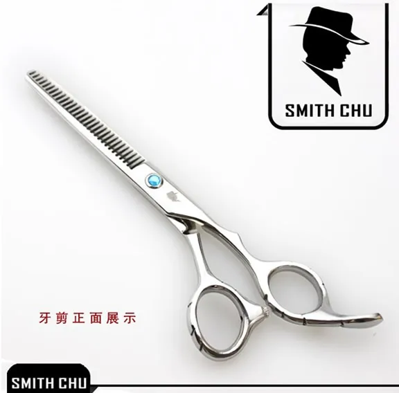 SMITH CHU 5,5 "6,0" Парикмахерские ножницы для волос Япония 440C прореживающие ножницы для стрижки волос Инструменты для укладки волос LZS0007