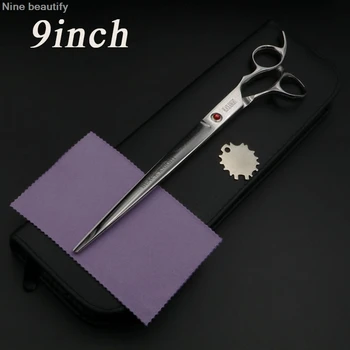 

2020 Professional Pet Scissors Dog Grooming Hair Cutting Shears Classic Practical Model With Case 9 Inch