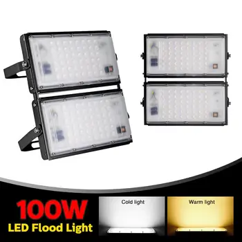 

Ultra-thin LED Flood Light IP65 Waterproof Lamp Power Saving High Brightness for Garden Courtyards Indoor Warehouses Lamps