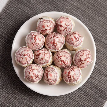 

Wholesale Yunnan Pu'er Tea Cooked Tea Handmade Dragon Ball Office Compressed Mini Puer Tea 500G Big Tree Tea Bulk