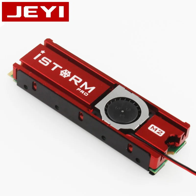 JEYI охлаждающий вентилятор Storm Fan NVME NGFF M.2 радиатор ssd алюминиевый лист