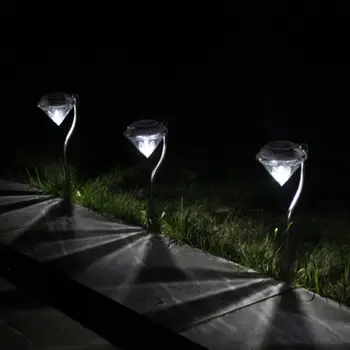 

Solar Diamond Shape Light LED Lawn Light Outdoor Rainproof Courtyard Landscape Street Lamp Light