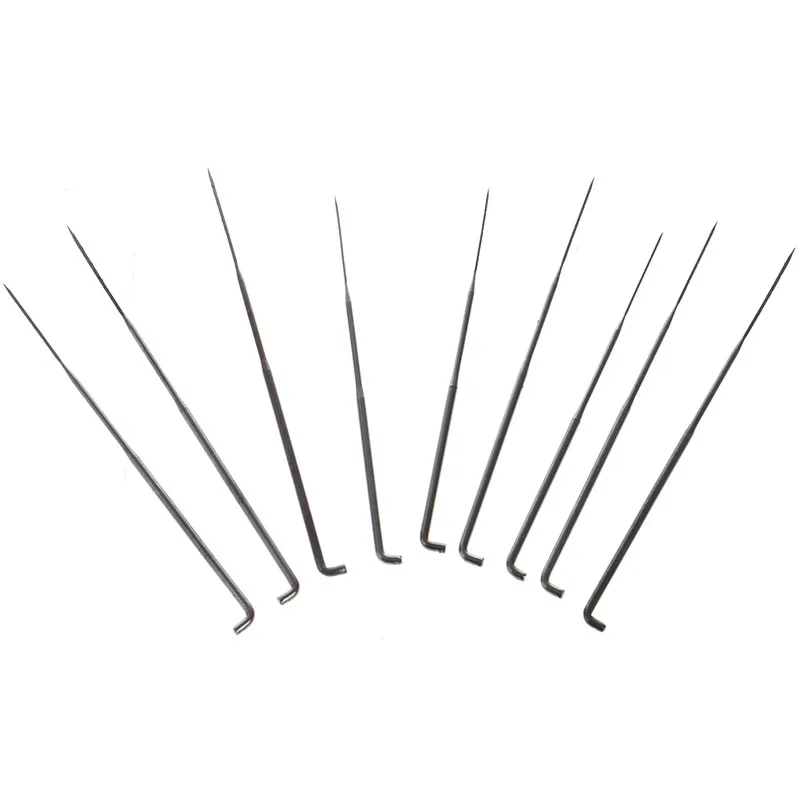 

9PCS sewing tool Felting Needles Holder Wooden Handle Wool Felting Tools Outfit Slim New