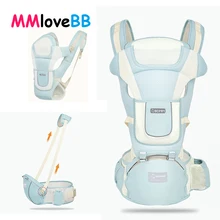 MMloveBB Эргономичные рюкзаки-Кенгуру дышащий Фронтальная для переноски детей, слинги Обёрточная бумага-кенгуру для малышей