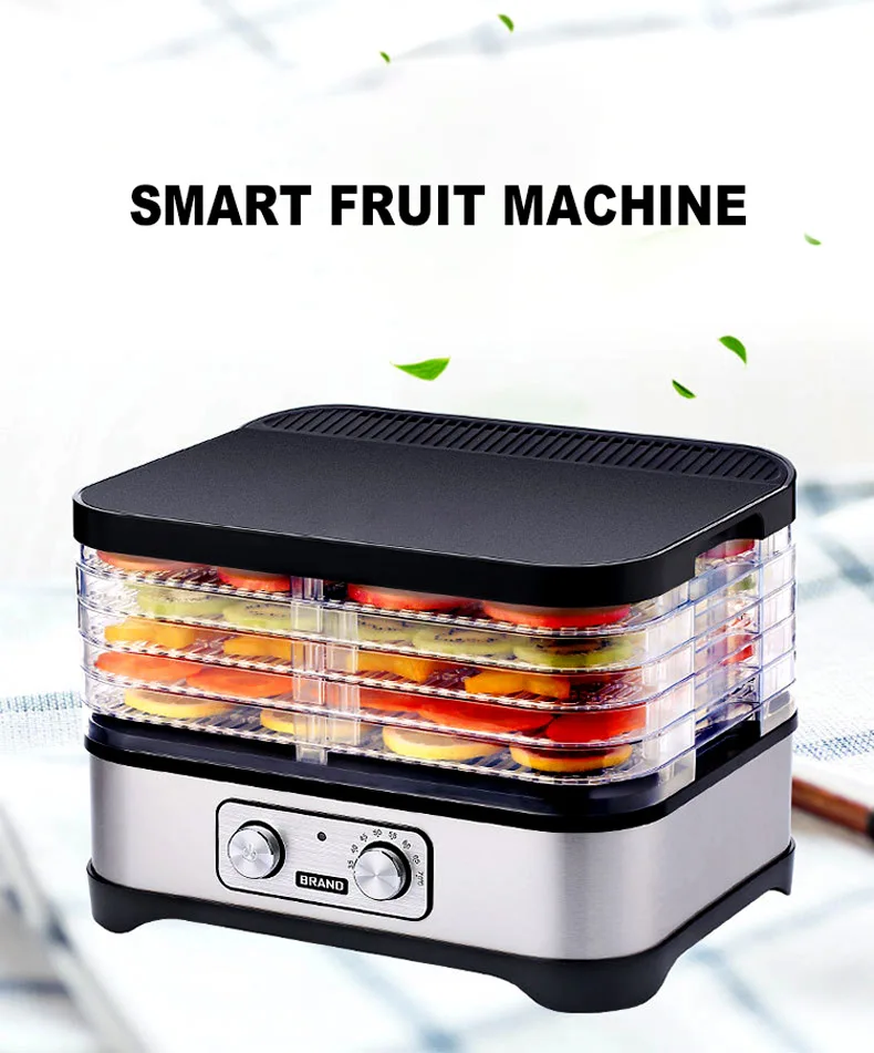 Máquina de secagem de frutas e vegetais domésticos