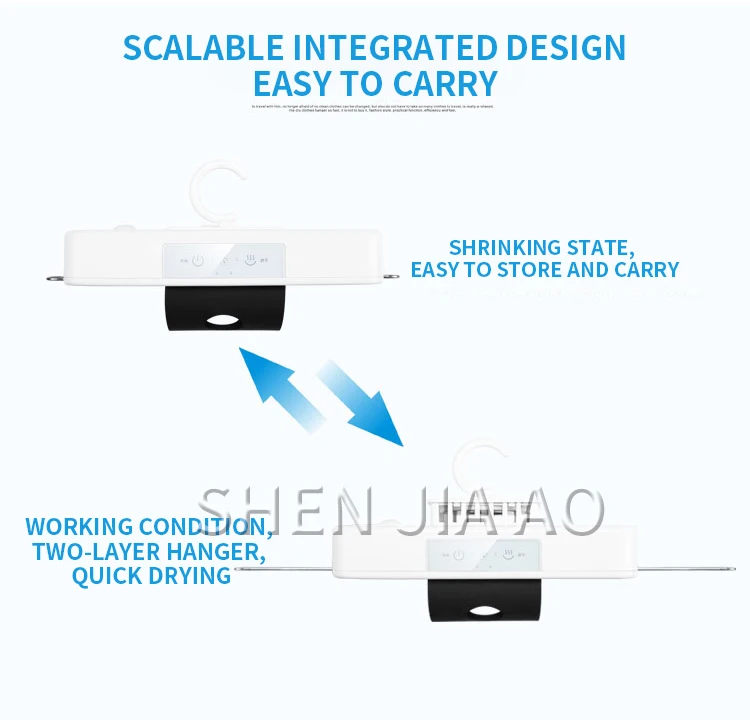 JGJ-100 мини сушилка для белья Складная Сушилка Портативный путешествия одежда сушильная машина сушилка для белья 220v 380w