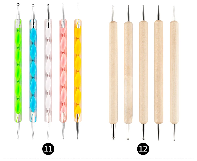 Colorful Nail Art Dotting Pens Set