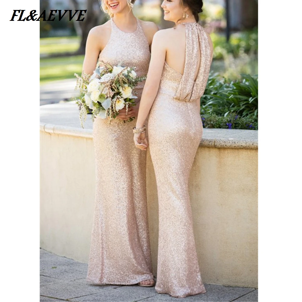 A perfectly glamorous addition to any bridal party, this high-neck sequin (5)