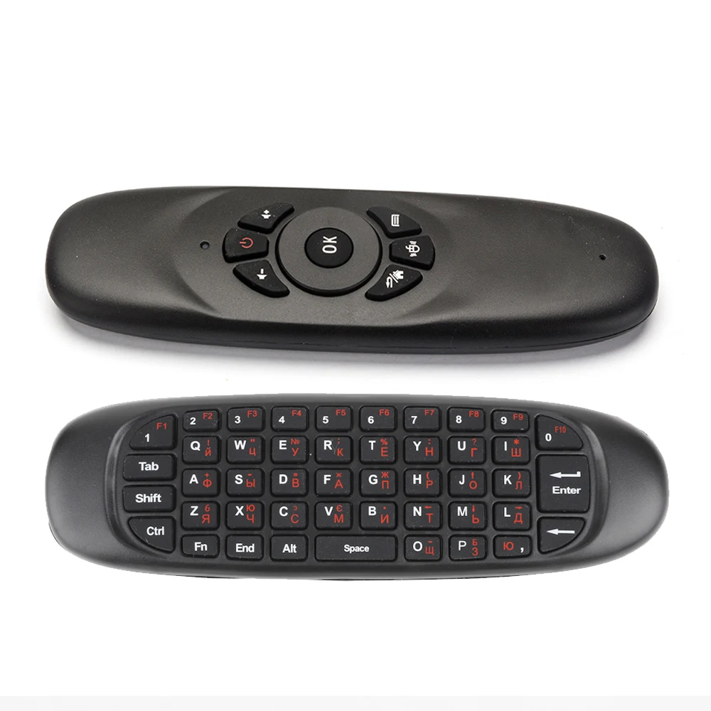 VONTAR C120 air mouse 2 4 Ghz fly 3 цвета с подсветкой английская Русская мини клавиатура для
