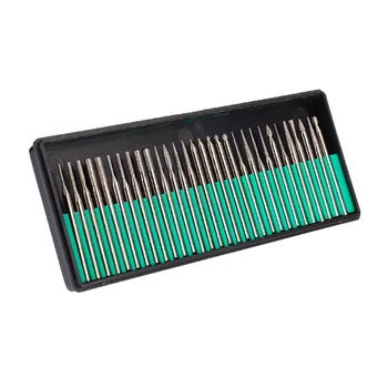 

30pcs Cylinder Diamond Burrs Bits Coated For Rotary Drills Tools Sets