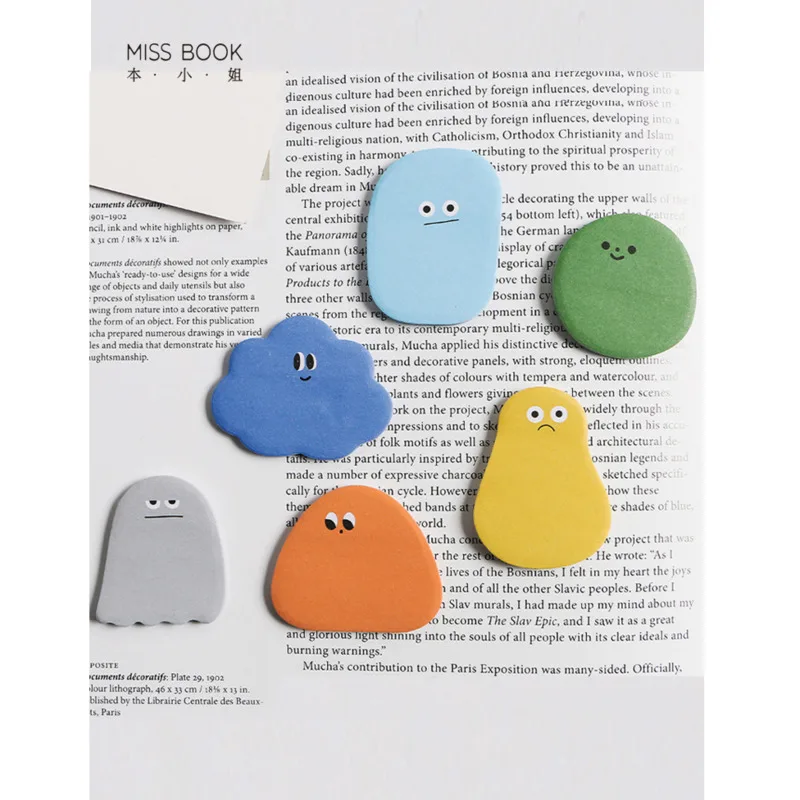 

Cute Sticky Note Pocket Notepad Hand Account Foldable And Tearable Decorative Message Paper Office And School Supplies