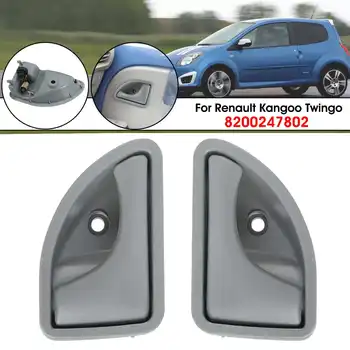 

2Pcs Interior Door Handle Front Left Right 8200247802 For Renault 1997 1998 1999 2000 2001 2002 -2007 Kangoo & Twingo 1997-2003