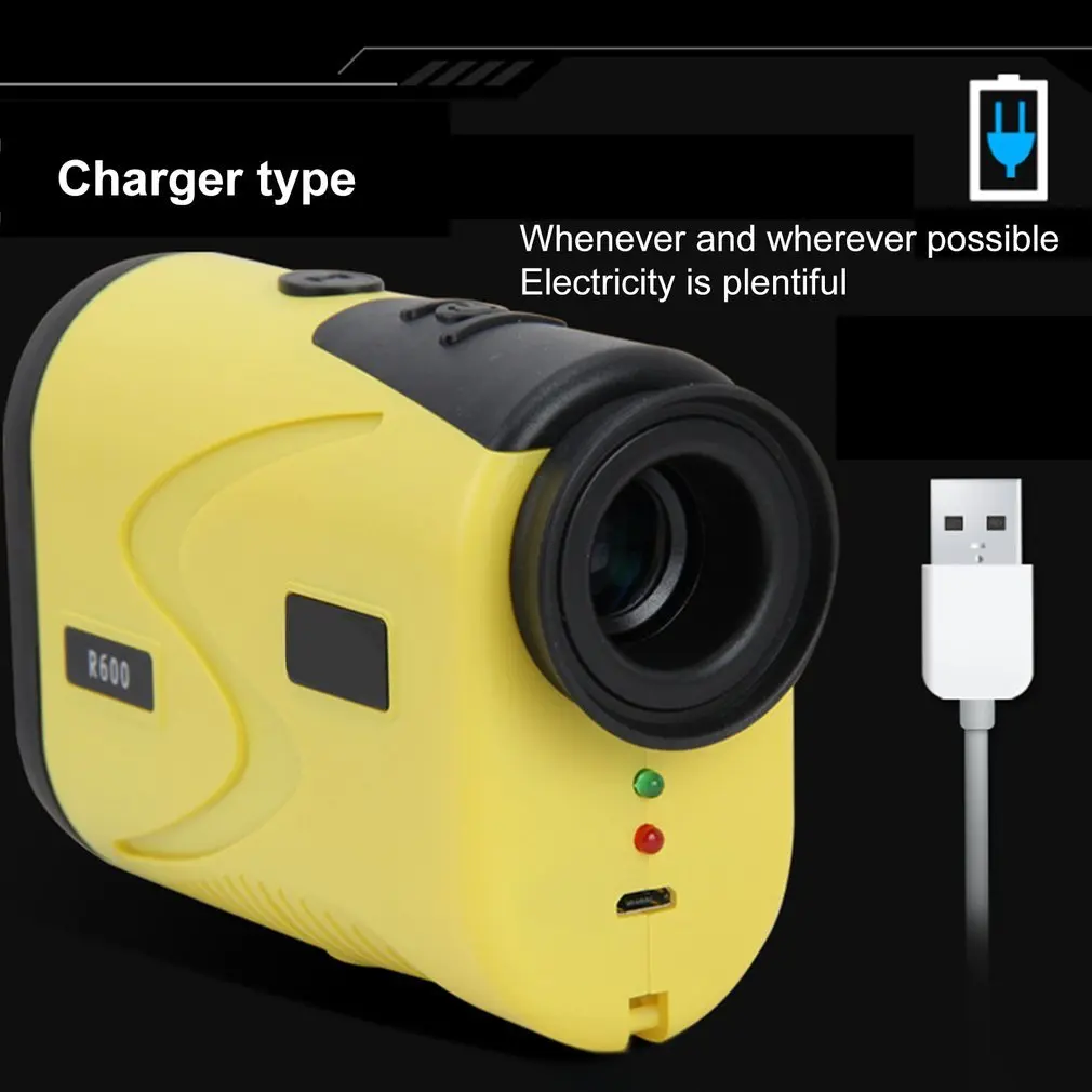 

Telescope Laser Rangefinder 600m/1000m/1500m Distance Meters Measure Device Range Finder 6X Monocular for Golf hunting