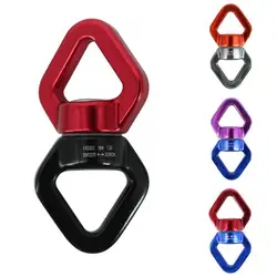 Rope Universal Fitness 30KN CARABIN Ring Gimbal Ring Rotary Connector Rotational Hammock Swing Spinner Swivel Connector