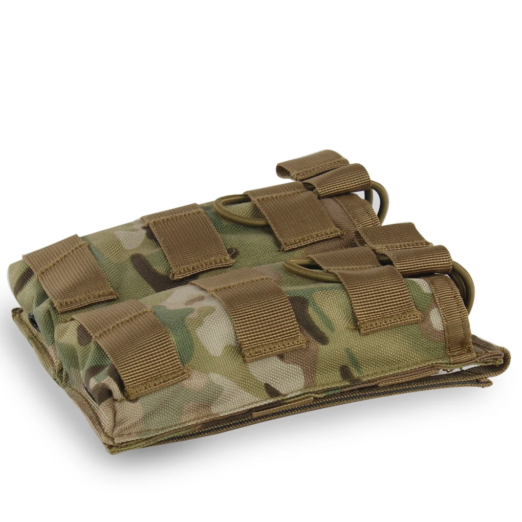 Molle Double Magazine Pouch Outdoor Tactical 1000D Nylon Utility Vest Airsoft Military Mag Pouch Paintball Gear