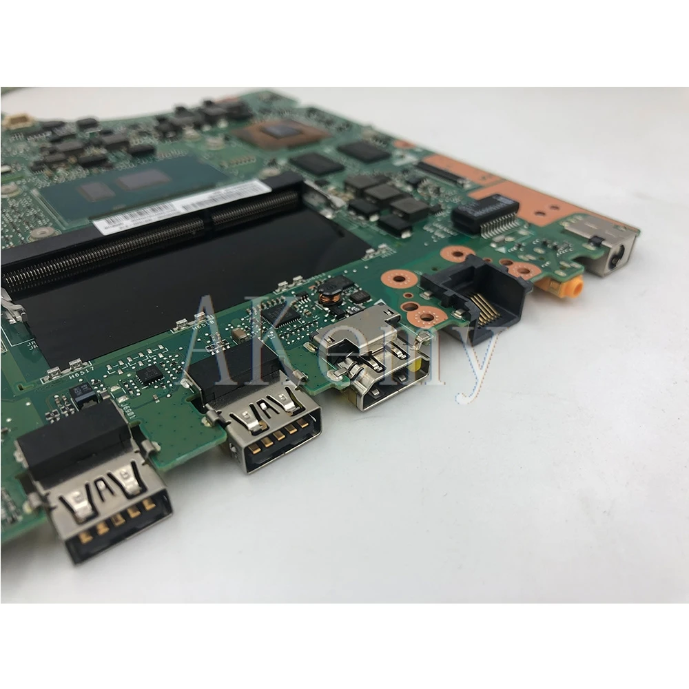 Akemy Q552UB материнская плата для ноутбука ASUS Q552UB Q552U оригинальная материнская плата I7-6500U 4 ГБ-RAM протестирована ОК