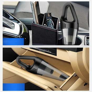 

Handheld Car Vacuum Cordless Cleaner USB Charge Wet Dry Strong Cyclone Suction