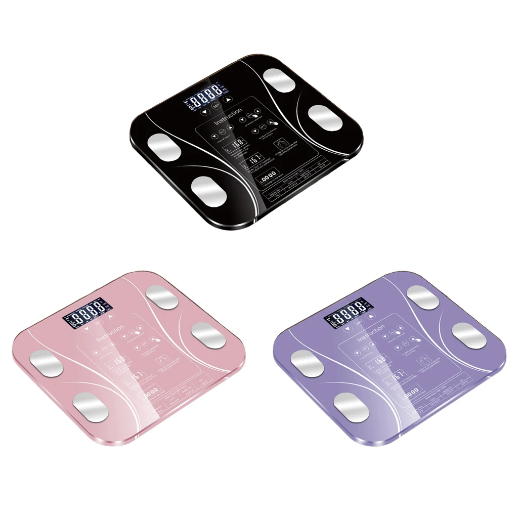 Usb Rechargeable Body Fat Scale Digital Accurate Electric Scale 180kg Max Bathroom Scales