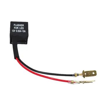 

High Quality 2 Pin LED Electronic Flasher Relay 2 Pin LED Motorcycle Electronic Flash Relay for LED Light/Lamps