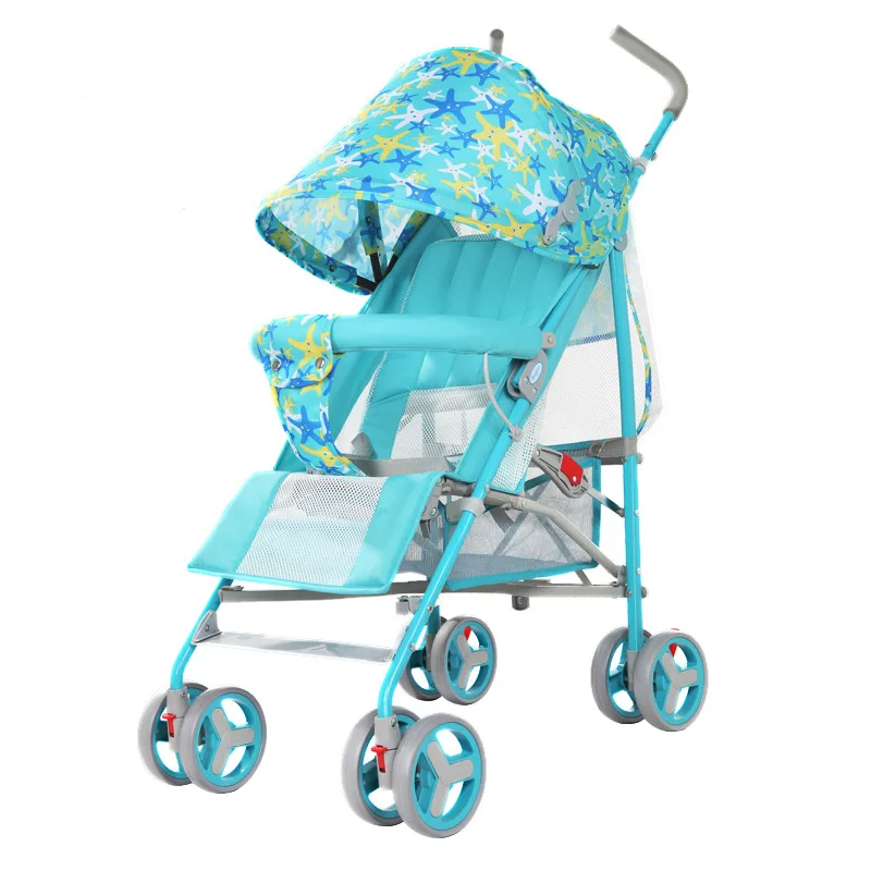 

He bao Infant Stroller Trolley Lightweight Folding Summer Network-Buggy Armchair Box Ultra-Portable Baby Car
